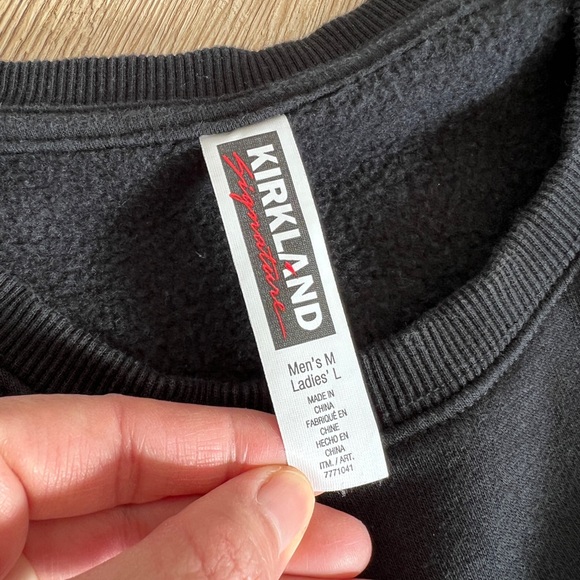 Official Costco Kirkland Signature Unisex Logo Crewneck Sweatshirt - Picture 5 of 5